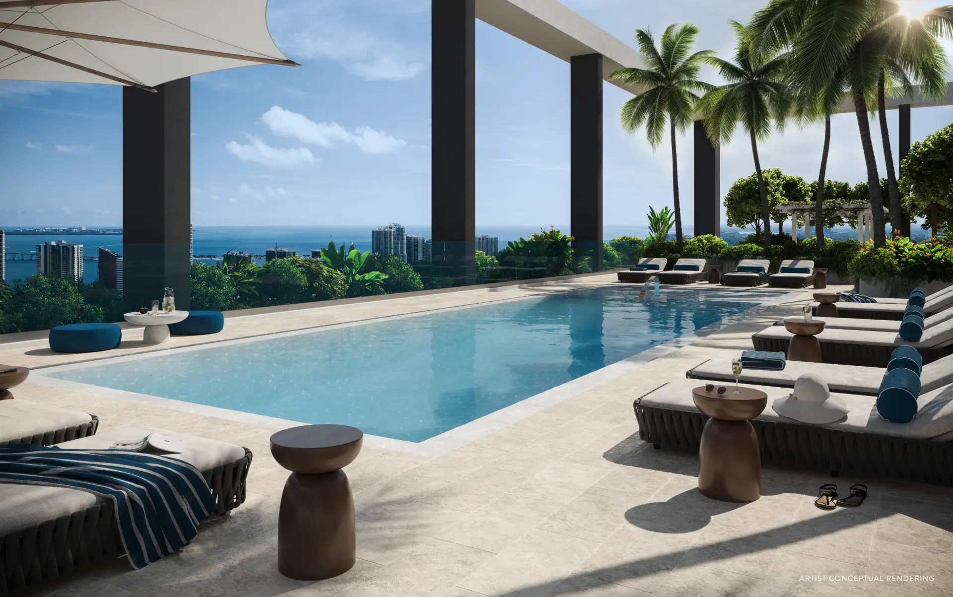 Piscina do Domus Brickell Center