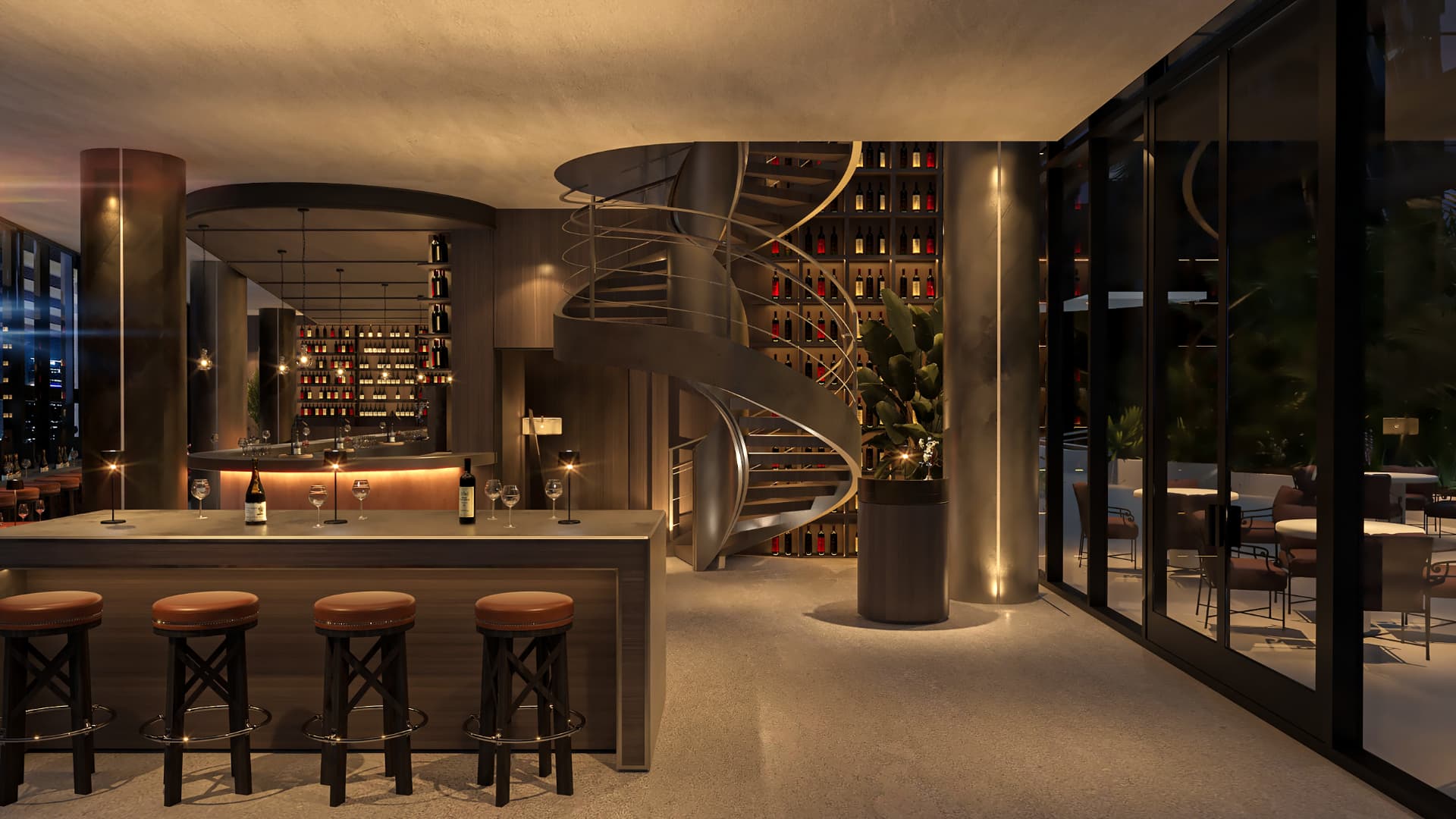 Uva: wine bar e ambiente de convivência no ORA by Casa Tua
