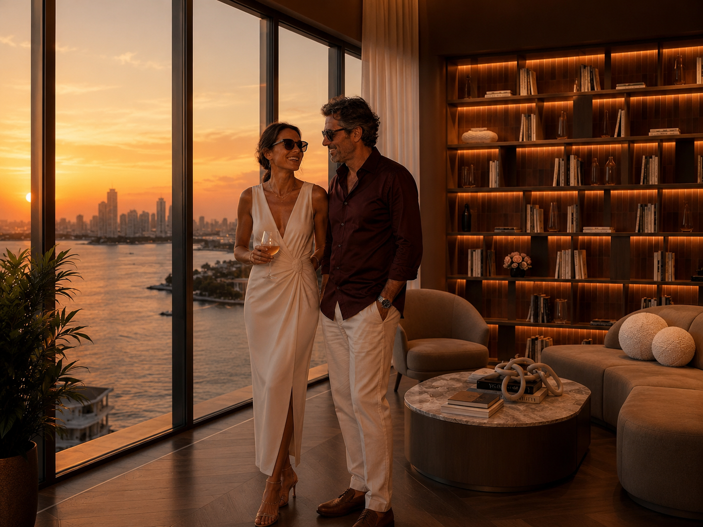 Ambiente do Edge House em Edgewater, Miami